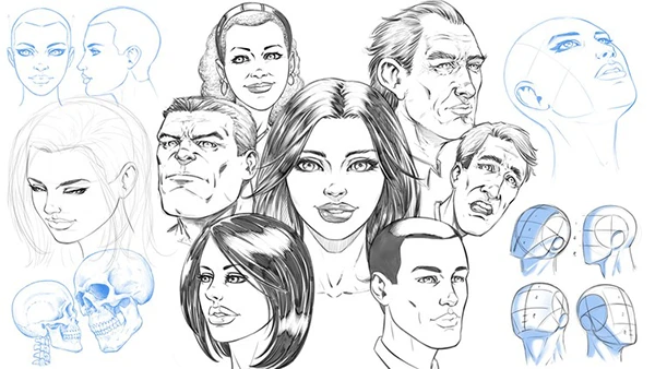 Robert Marzullo - How to Draw Heads - Step by Step - From Any Angle (Download)