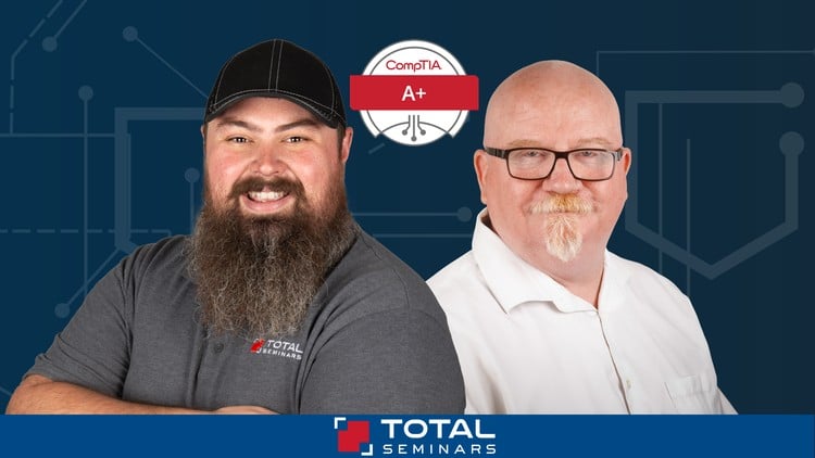 TOTAL: CompTIA A+ Core 1 (220-1201) Course + Practice Exam (Download)